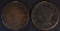 2-1848 LARGE CENTS, G/VG