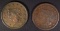 1842 SM DATE & 1842 LG DATE LARGE CENTS, VF/XF