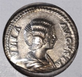 217 AD SILVER DENARIUS EMPRESS JULIA DOMNA ROME