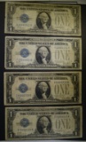 4-1928 SILVER CERTIFICATES  “FUNNY BACK NOTES” NIC