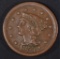 1853 LARGE CENT  XF