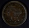 1846 LARGE CENT, VF/XF