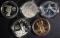 Group of Silver Commemoratives - Capsules Only