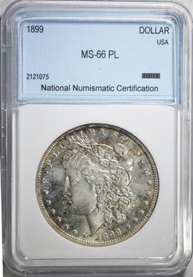 1899 MORGAN DOLLAR NNC SUPERB GEM PL