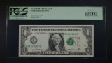 1981 $1 FEDERAL RESERVE NOTE PCGS 65PPQ