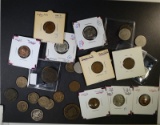 BAG OF TYPE COINS OF ALL KINDS LOOK!