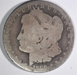 1890-CC MORGAN DOLLAR, GOOD