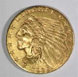 1925-D $2 1/2 GOLD INIDAN  CH BU