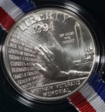 1994 Vietnam Veterans Memorial Unc.  Silver Dollar