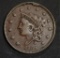 1836 LARGE CENT  XF+