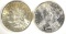 1883-O & 1896 MORGAN DOLLARS CH BU