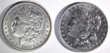 1890-O AU/UNC & 1890-S AU MORGAN DOLLARS
