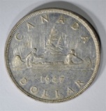 1947 CANADA DOLLAR BLUNT 7  BU