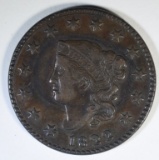 1822 LARGE CENT  XF+