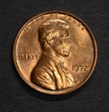 1972 DOUBLE DIE OBV. LINCOLN CH BU RED