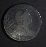1803 DRAPED BUST LARGE CENT AG/G