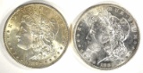 1883-O & 1896 MORGAN DOLLARS CH BU