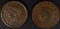 1833 VG & 1851 VF/XF LARGE CENTS