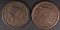 2 1848 LARGE CENTS 1 VF, 1 XF