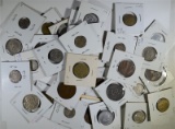 36 VINTAGE WORLD COINS - BETTER TYPES