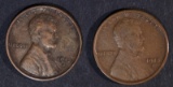 2-1913-S LINCOLN CENTS, VF