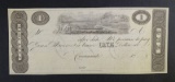 1810-15 $1 JAMES MONROE POST BANK NOTE