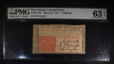 1776 6 SHILLINGS NEW JERSEY COLONIAL NOTE