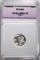 1945-S MERCURY DIME, NGP SUPERB GEM BU