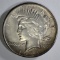 1921 PEACE DOLLAR CHBU TONED REV