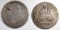 1831 BUST G/VG & 1853 ARROWS & RAYS AG, QUARTERS