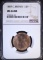 1887 G. BRITAIN ½ PENCE, NGC MS-64 RB