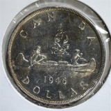 1946 CANADA DOLLAR  CH.BU SEMI-PL