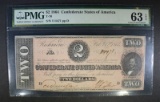 1864 $2 CONFEDERATE STATES OF AMERICIA