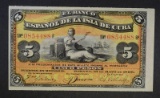 1896 5 SILVER PESOS  CH.CU