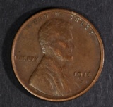 1914-S LINCOLN CENT XF