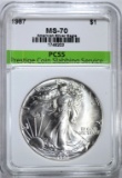 1987 AMERICAN SILVER EAGLE PCSS PERFECT