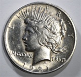 1921 PEACE DOLLAR CHBU