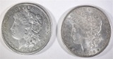 1900 & 1921-S CH BU MORGAN DOLLARS