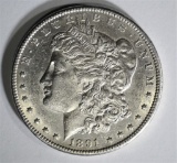 1891-CC MORGAN DOLLAR AU/BU