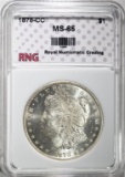 1878-CC MORGAN DOLLAR RNG GEM BU