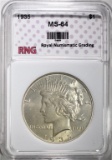 1935 PEACE DOLLAR RNG CH BU