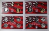 (2) 2001 United States Mint Silver Proof Sets