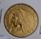 1910-S $5.00 GOLD INDIAN HEAD  NICE BU