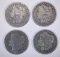 4-BETTER DATE AVE CIRC MORGAN DOLLARS: