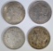 (4) 1921 MORGAN DOLLARS, CIRC OR BETTER