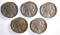 BUFFALO NICKEL LOT: