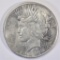 1927-S PEACE DOLLAR  AU/BU