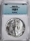 1987 AMERICAN SILVER EAGLE EMGC PERFECT