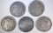 AVE CIRC MORGAN $ 1880, 81, 85-S, 89-O & 1901-O