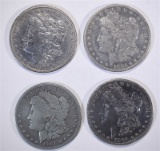 4-BETTER DATE AVE CIRC MORGAN DOLLARS: